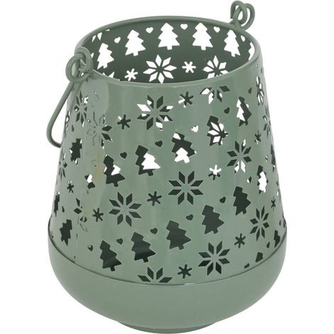 Lanterna natalizia in stile scandinavo, altezza 14 cm - Feeric lights & christmas (1/5)