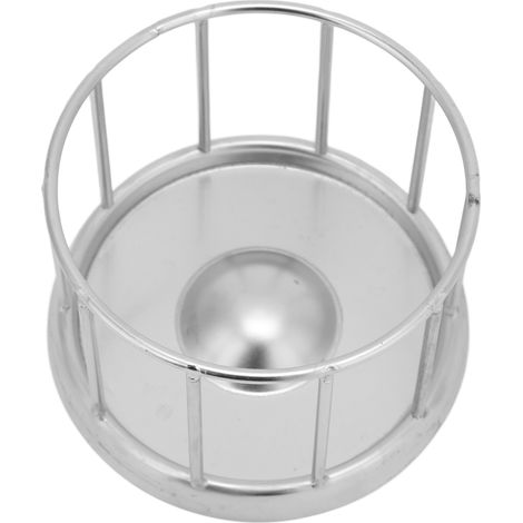 Gamelle ronde en acier inoxydable pour reptiles, en forme de barrière, pour tortues, avec bac à eau. Accessoires pour animaux de compagnie, pour la maison, le vivarium et les animaleries. (1/5)