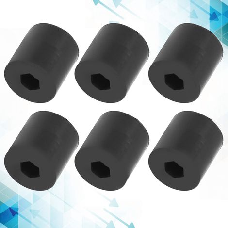 20 pièces roues de ramassage en caoutchouc pour robots, alésage hexagonal 5mm, dureté 30A, kit accessoires robotiques