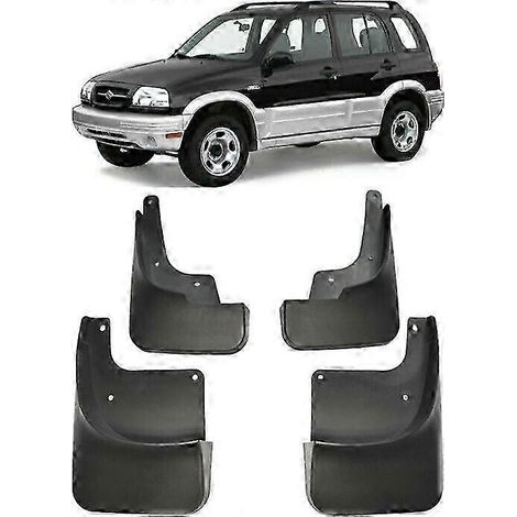 Kit noir durable pour garde-boues avant et arrière/couvre-garde-boues compatibles avec Grand Vitara 1998-2005. (1/5)