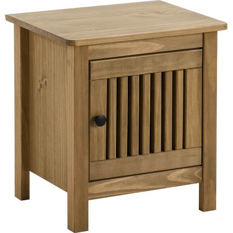 MALIA - Chevet 1 Porte coloris Bois Ciré (1/5)