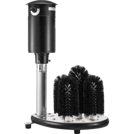 Lave-verres Électrique Commercial, 5 Brosses Lave-verres 1200 Tasses/Heure, Nettoyeur à Verres à Vin, pour Verres à Champagne, Tasses à Bière, Mugs, pour Bars, Cafés, Restaurants, Cuisine (1/5)