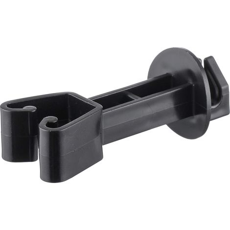 25 Pièces Isolateurs Clôture Électrique Clips pour Poteaux U (1/5)