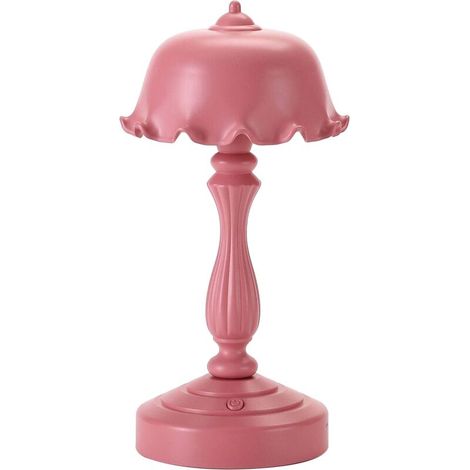 Veilleuse LED, en forme de chapeau européen, couleur fuchsia, pour la chambre, la table de chevet, le salon et une ambiance chaleureuse.-AquaForge (1/5)