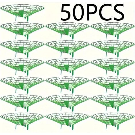 (20 pièces) Support de plantation robuste pour fraises et pastèques - Structure de support de jardin avec 3 niveaux de robustesse et système de drainage à grille ouverte (1/5)