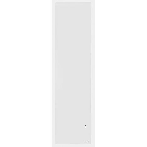 Radiateur connecté avec pilotage intelligent vertical étroit 1000W blanc carat AGILIA+ - ATLANTIC - 518419 (1/3)