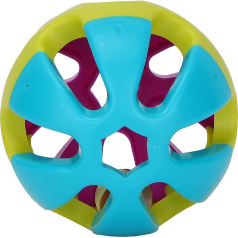 Hochet interactif en plastique non toxique pour chat, balle à attraper avec clochette - Accessoires pour animaux de compagnie (1/5)