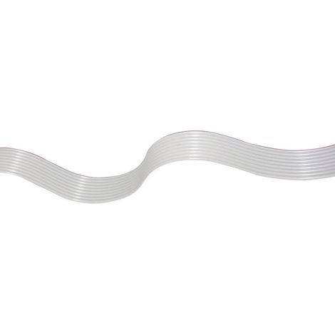 econ connect 28AWG9RM1 Flachbandkabel Rastermaß: 1 mm 9 x 0.08 mm² Grau 30.50 m