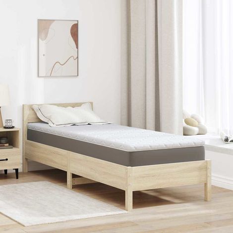 Kokosnuss Topper Weiß 80 x 200 cm Jacquard-Stoff