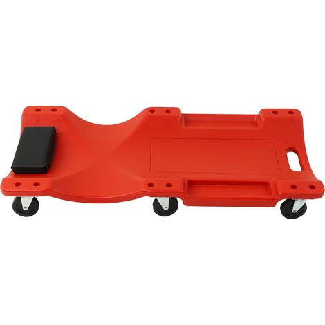 Planche de mécanicien 36 pouces, cale de réparation auto avec appuie-tête rembourré, outil de travail sous châssis pour voiture, dossier inclinable confortable. (1/5)