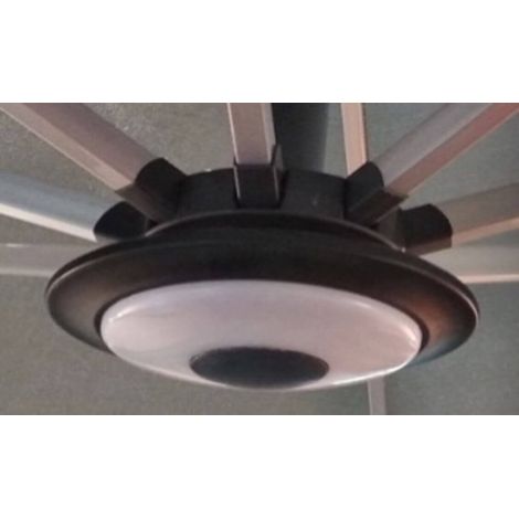 Luce led per ombrellone Caesar altoparlante bluetooth per musica