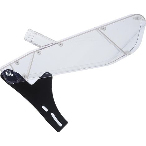 Couvercle de Protection pour Lame de Scie Circulaire R Shape Plastique Transparent, Trou D’aspiration Ø32mm, Fente 80mm, Entraxe 6x70mm (1/5)