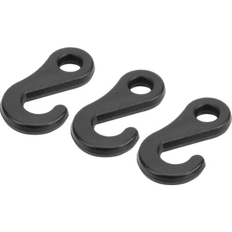 Lot de 20 crochets de tente portables en PVC de qualité supérieure, en forme de S, résistants aux hautes températures (1/5)