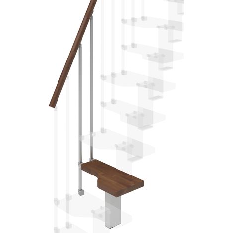 Misterstep - Gradino Supplementare  con  Ringhiera -  Mini  Ø 61 cm - Colore Legno Noce 25 (1/5)