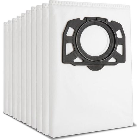 Lot de 10 sacs aspirateur pour Kärcher 2.863-006.0, Sacs Aspirateur pour Kärcher WD4 WD5 WD6 WD5P WD6P Premium MV4 MV5 MV6 (1/5)