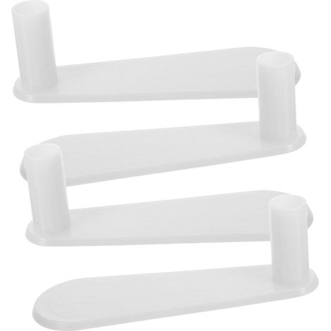 Lot de 4 supports fixation pour rideaux lit, accessoires robustes (1/5)