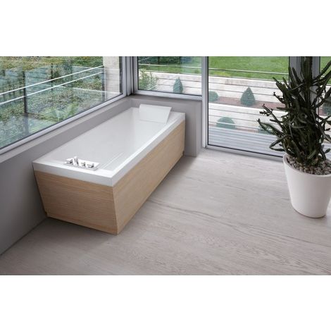 Baignoire NOVELLINI ELYSIUM SENSE 4 2.0 180x80 cm avec vidage