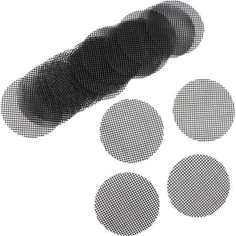 Lntyq Tapis de Pot de Fleur 20 PCS Trou de Pot de Fleurs en Maille Pad en Plastique pour Canalisations de Jardin Empêche la Perte de Sol Tapis de Drainage de Jardin Outillage de Jardin Bonsai Noir (1/5)