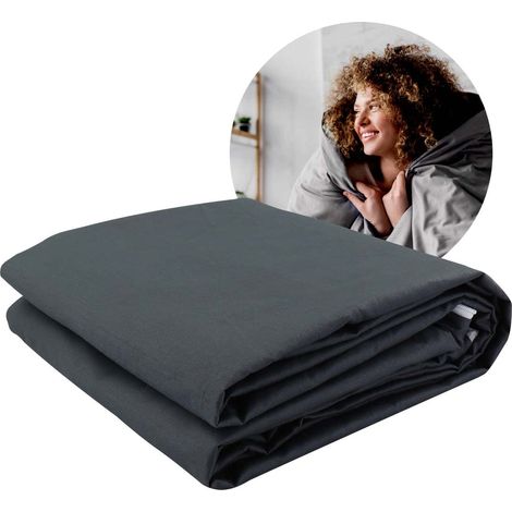 Housse de Couette Universelle lestée avec 8 classeurs - 100% Coton - Housse de Couette - 200 x 200 cm (1/5)