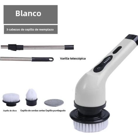 Couteau de nettoyage rotatif électrique portatif sans fil multifonctionnel 9 en 1 avec USB - 3 en 1 blanc - (1/4)