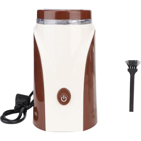 Moulin à café électrique en acier inoxydable automatique pour grains et poudre de café (1/5)
