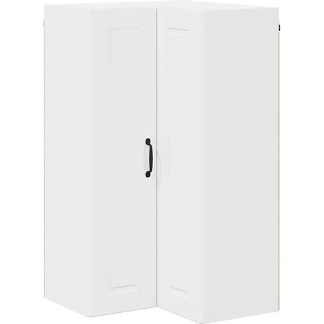 Meuble mural de cuisine，Armoire de cuisine Blanc brillant 57 x 57 x 100 cm CFW55415 (1/5)