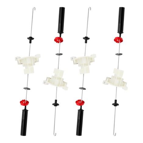 Kit de support pour machine à laver 424569P - Ensemble complet d'accessoires pour barres de suspension de machine à laver automatique (1/3)