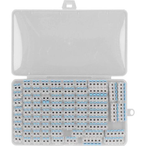 75-teiliges Hebel-Drahtverbinder-Set, Schnellverdrahtungs-Kabelsortiment, Steckverbinder