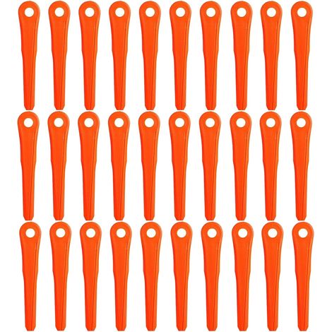 Lot de 30 lames en plastique 4002 007 1000 pour têtes de débroussailleuse Stihl Polycut 6-2, 6-3, 7-3, Polycut 28-2, 48-2, 47-3 (1/5)