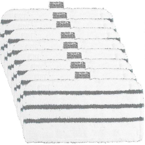 Ensemble de 8 lingettes AURA pour balai vapeur Black & Decker - SNNGV (1/5)