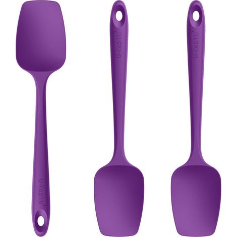 Silikon Kochlöffel Set 3 Stück, 250℃ hitzebeständig, flexibel, spülmaschinenfest