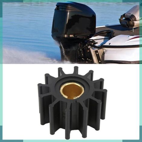831182 Turbine de Pompe à Eau Flexible, Entraînement à clé en Laiton, pour Moteurs Marins AQ130B AQ145A, OE auto coffret (1/5)