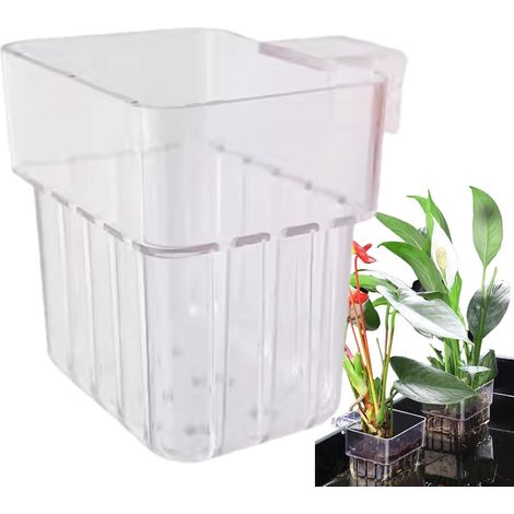 Pflanzenaufhänger transparente Wasser Pflanztöpfe Aquarium