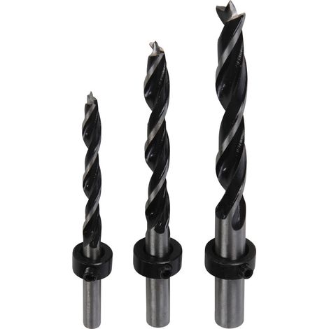 Silverline - Forets Pour Chevilles De Bois, 3 Pcs - 6, 8 Et 10 Mm (1/2)