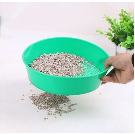 Tamis à Sable en Plastique - 2PCS - Filtration des Plantes Succulentes - Jardinage