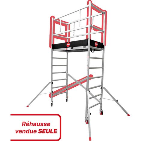 Réhausse Module 2 de l'échafaudage professionnel en aluminium Hailo Expert Pro