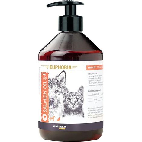 Biofeed Euphoria Olio di Salmone Chiaro 1L per Cani e Gatti