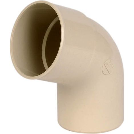 NICOLL Coude mf 67°30 Ø80 sable