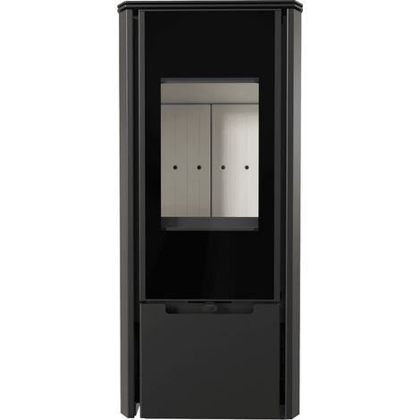 Kaminofen aus Stahl KRATKI ENYO Ø 150 8 kW (1/5)
