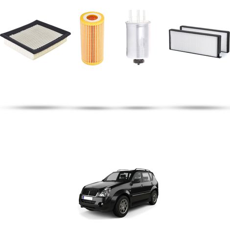 Kit tagliando 4 filtri compatibile con Ssangyong Rexton 2.7 Xdi 118kw dal 2011 (1/5)