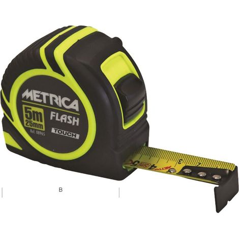 CINTA MÉTRICA FLASH TOUCH flecha cinta métrica 5 m x 25 mm
