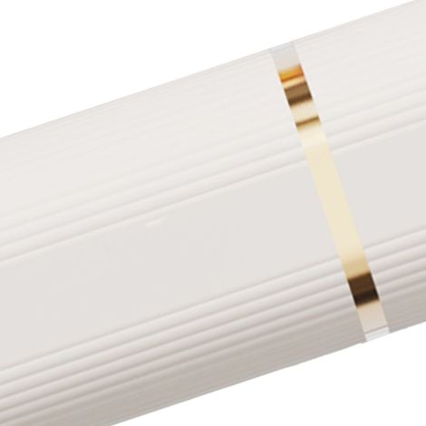 Gobelet de salle de bain en ABS et PP avec porte-brosse à dents, élégant gobelet pour la maison, l'hôtel ou le dortoir, blanc (1/5)