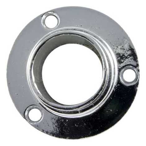 Supporti laterali per tubo tondo diam 20 mm in zama cromata 2 pz