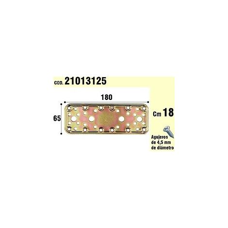Support Pour Plaque De Bois Bichromaté 65x180 mm.