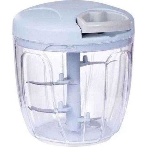 Hachoir à Viande - Manuel - 2024 ml - Acier Inoxydable et PP - Bleu - 1 Pièce