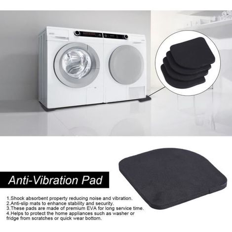 Tampon Anti-Vibration EVA - Pour Machine À Laver Et Réfrigérateur - Protection Contre Les Rayures - Lot De 4 (1/4)