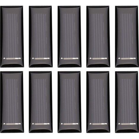 10er-Pack Mini-Solarmodul 0,5 V 100 mA, 53 x 18 mm / 2,09 x 0,71 Zoll, Polysilizium-Epoxid-Zellenladegerät, Solarmodul (1/5)