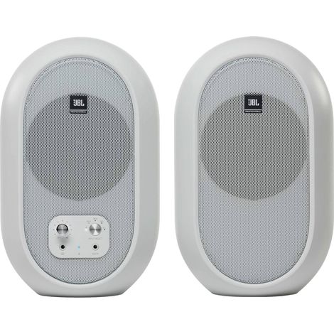 JBL 104 Set-BT Blanc - moniteurs coaxiaux avec Bluetooth, blanc