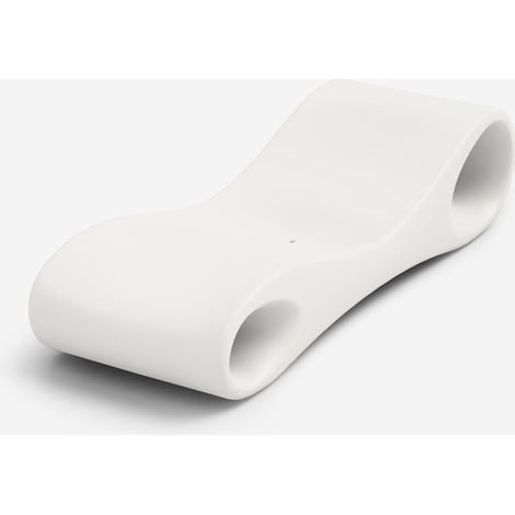 Design-Sonnenliege aus Polyethylen für den Außenbereich Slice - Weiß (1/4)
