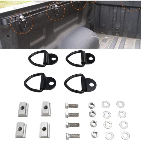 Les écrous à rainure en T et les boulons à tête hexagonale conviennent à la fixation des anneaux d'ancrage, des attelages de remorque et des boulons de chargement pour les Toyota Tundra et Toyota Taco (1/5)